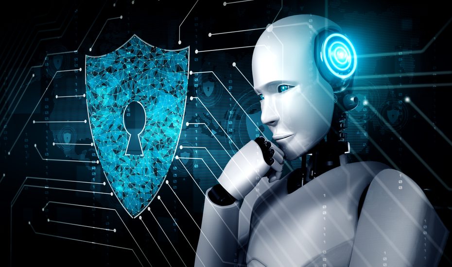 Ai,Robot,Using,Cyber,Security,To,Protect,Information,Privacy,.